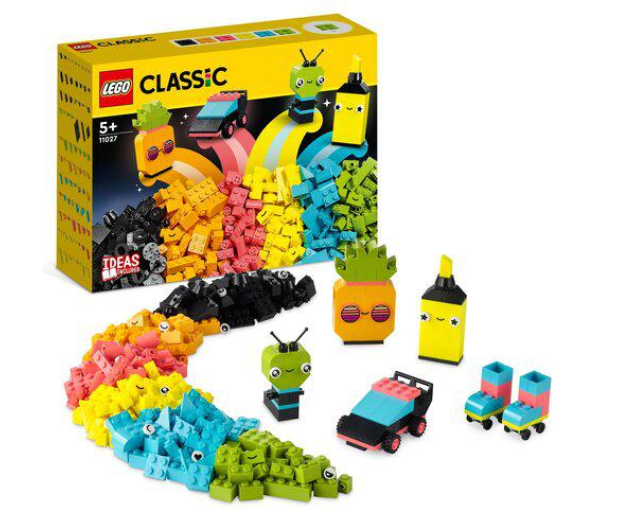 LEGO Classic 11027 Kreatywna zabawa neonowymi kolorami - 1091301 - zdjęcie